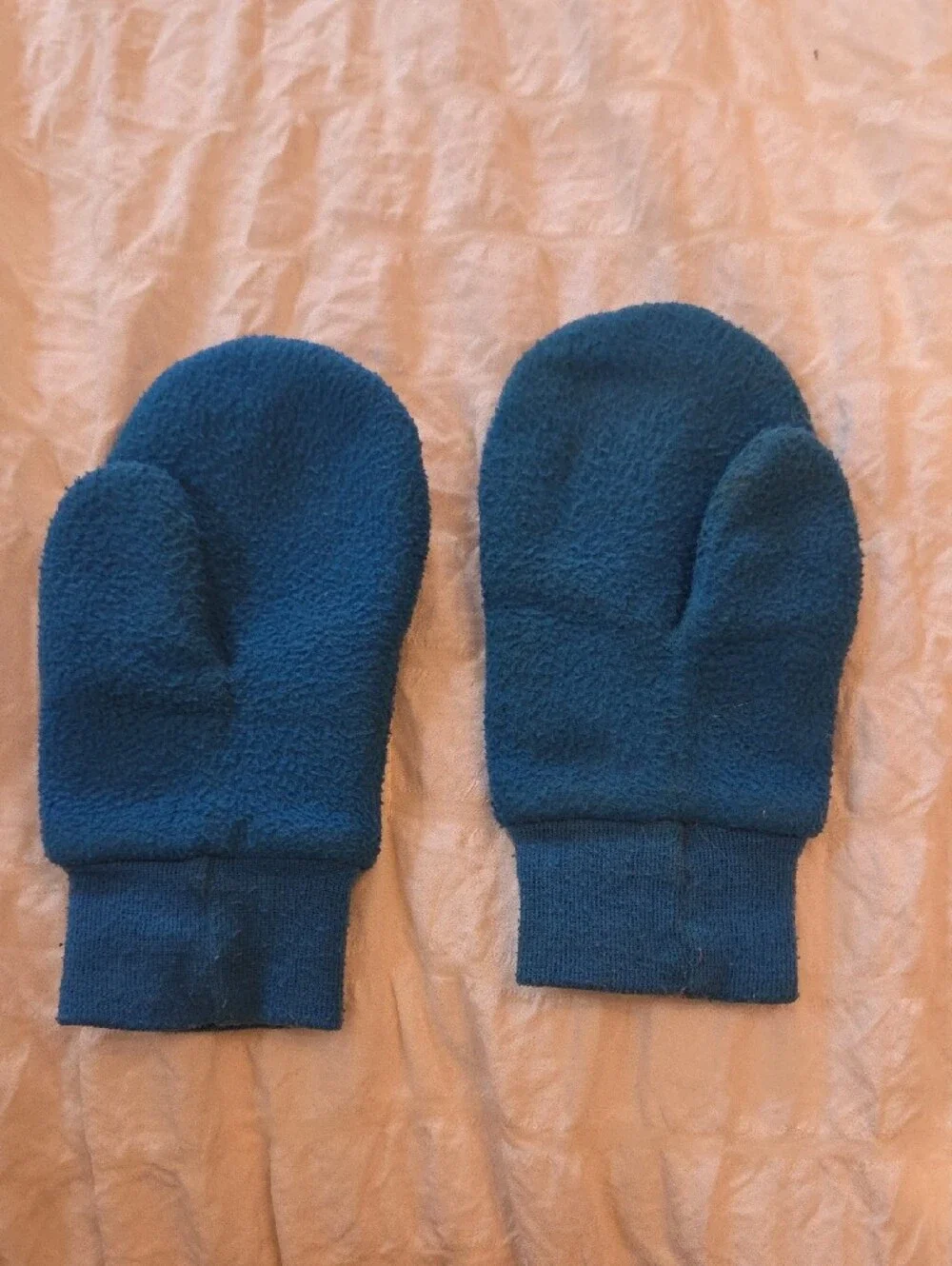 Patagonia Kids Blue Fleece Mittens